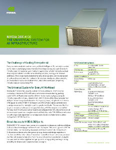 NVIDIA DGX A100 DataSheet