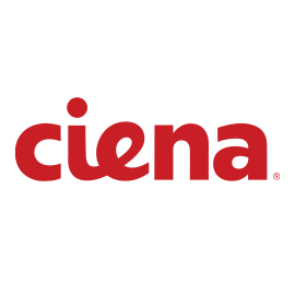 Ciena Logo - Red lowercase script type