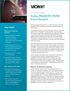 Cover of Fujitsu Prime HPC FX700 FX700 Smart Network featured overview