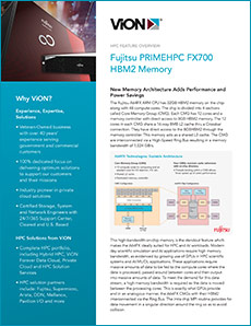 Cover of Fujitsu Prime HPC FX700 HBM2 Memory featured overview