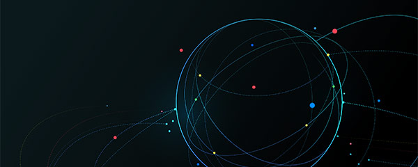 Abstract data network illustration